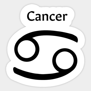 Cancer zodiac sign merchandise Sticker